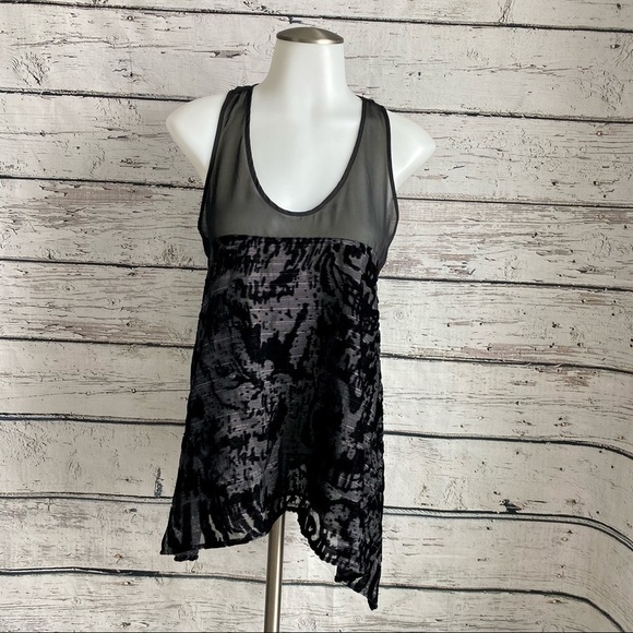 Anthro Sunday in Brooklyn Metallic Velvet top - Picture 1 of 6